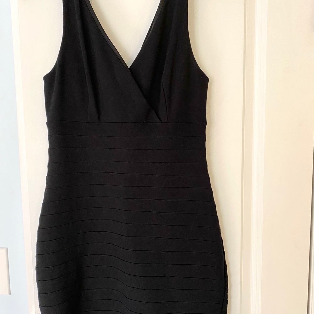 Express- Body Con Black Mini Dress